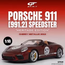 Skala 1/18 Porsche 911 (991.2) Speedster Heritage Design fr GT Spirit (GT929)