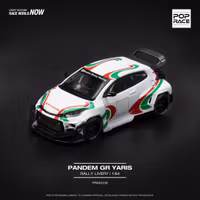 Skala 1/64 Toyota Pandem GR Yaris (PR64-136) fr Pop Race