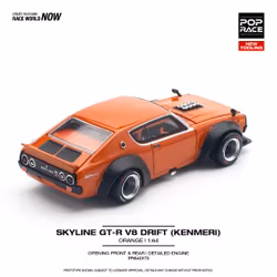 Skala 1/64 Nissan Skyline GT-R V8 Drift (Kenmeri) (PR64-173) fr Pop Race