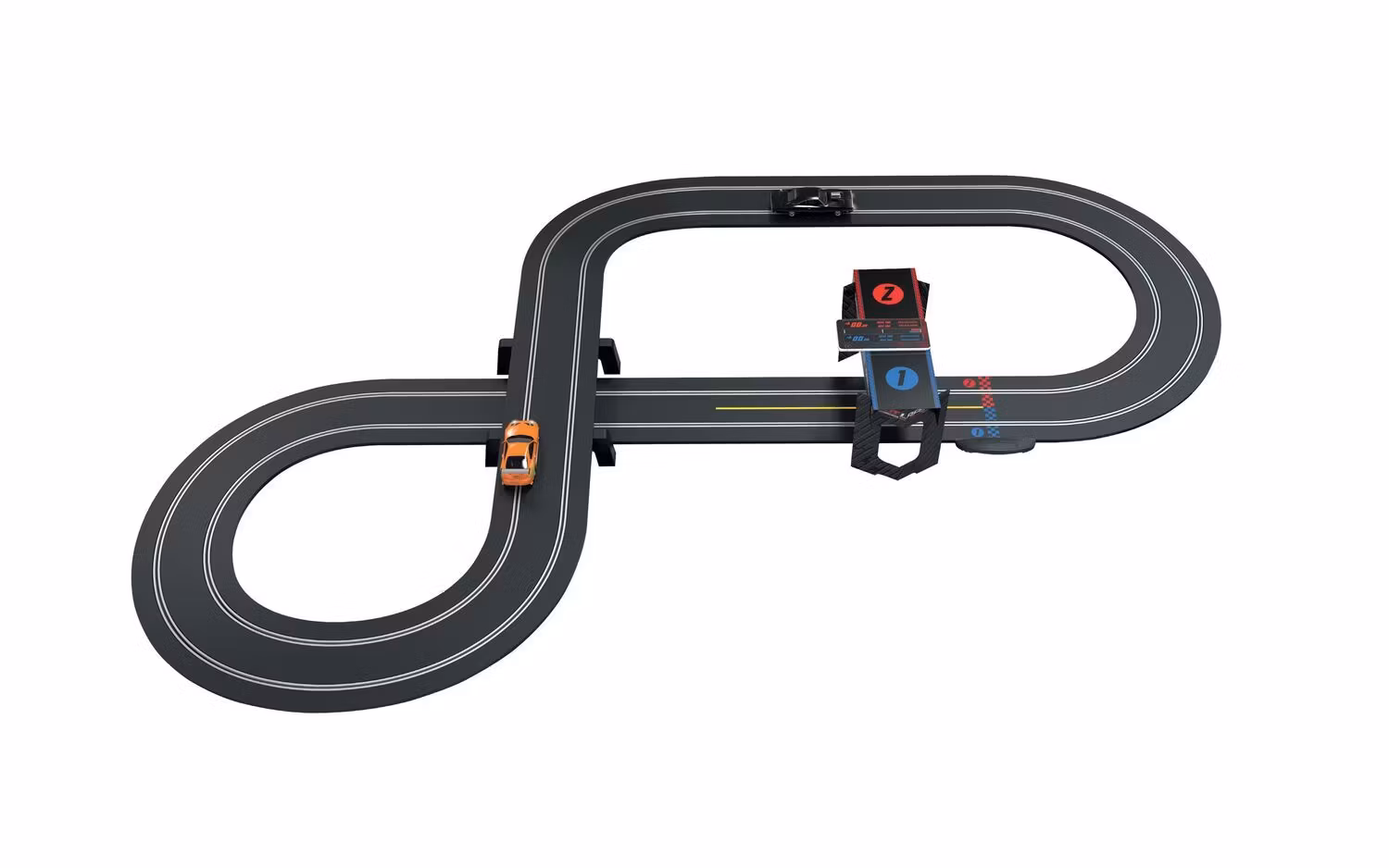 Skala 1/32 Scalextric Slot Racing Track: Fast and Furious Hot Laps Race Set, C1458M