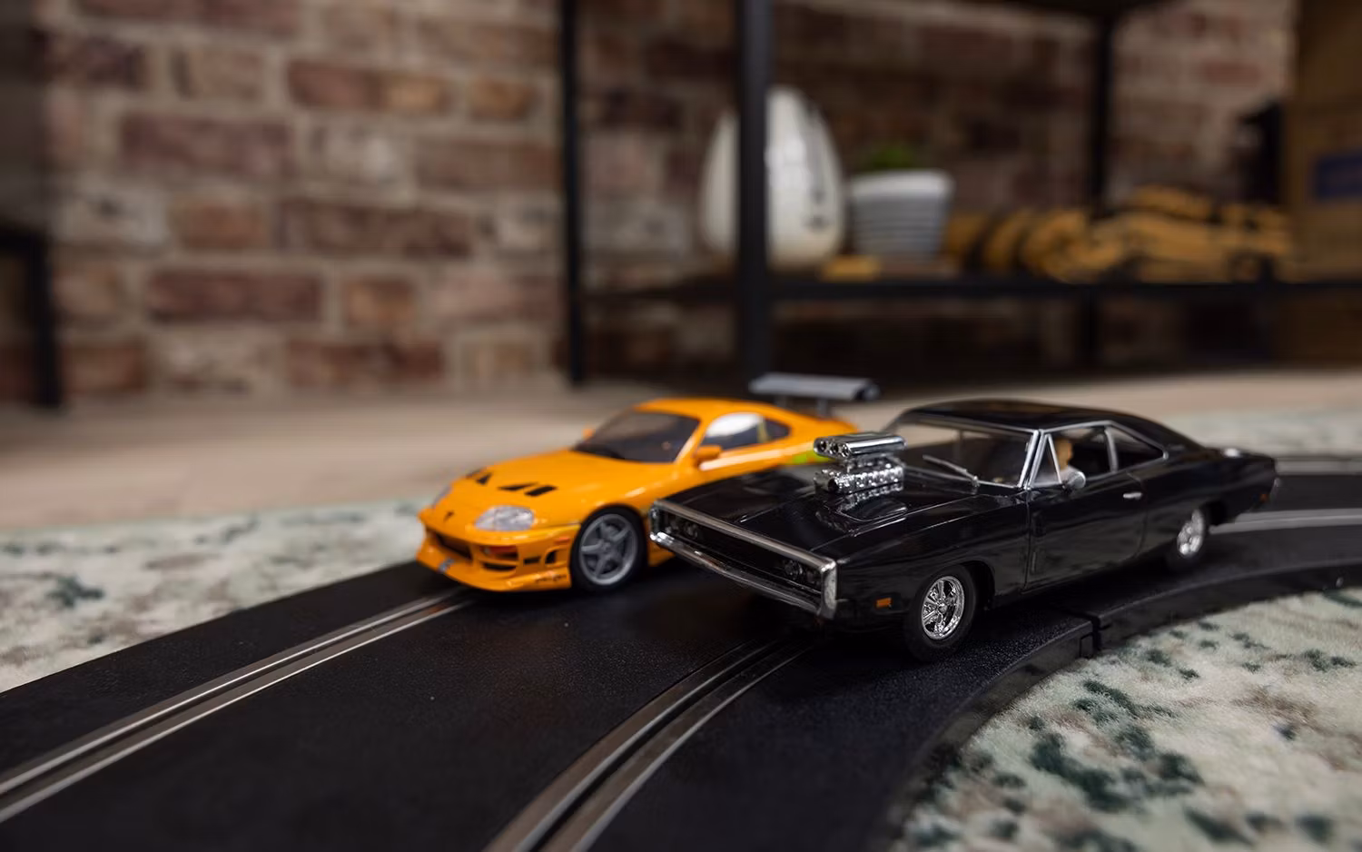 Skala 1/32 Scalextric Slot Racing Track: Fast and Furious Hot Laps Race Set, C1458M