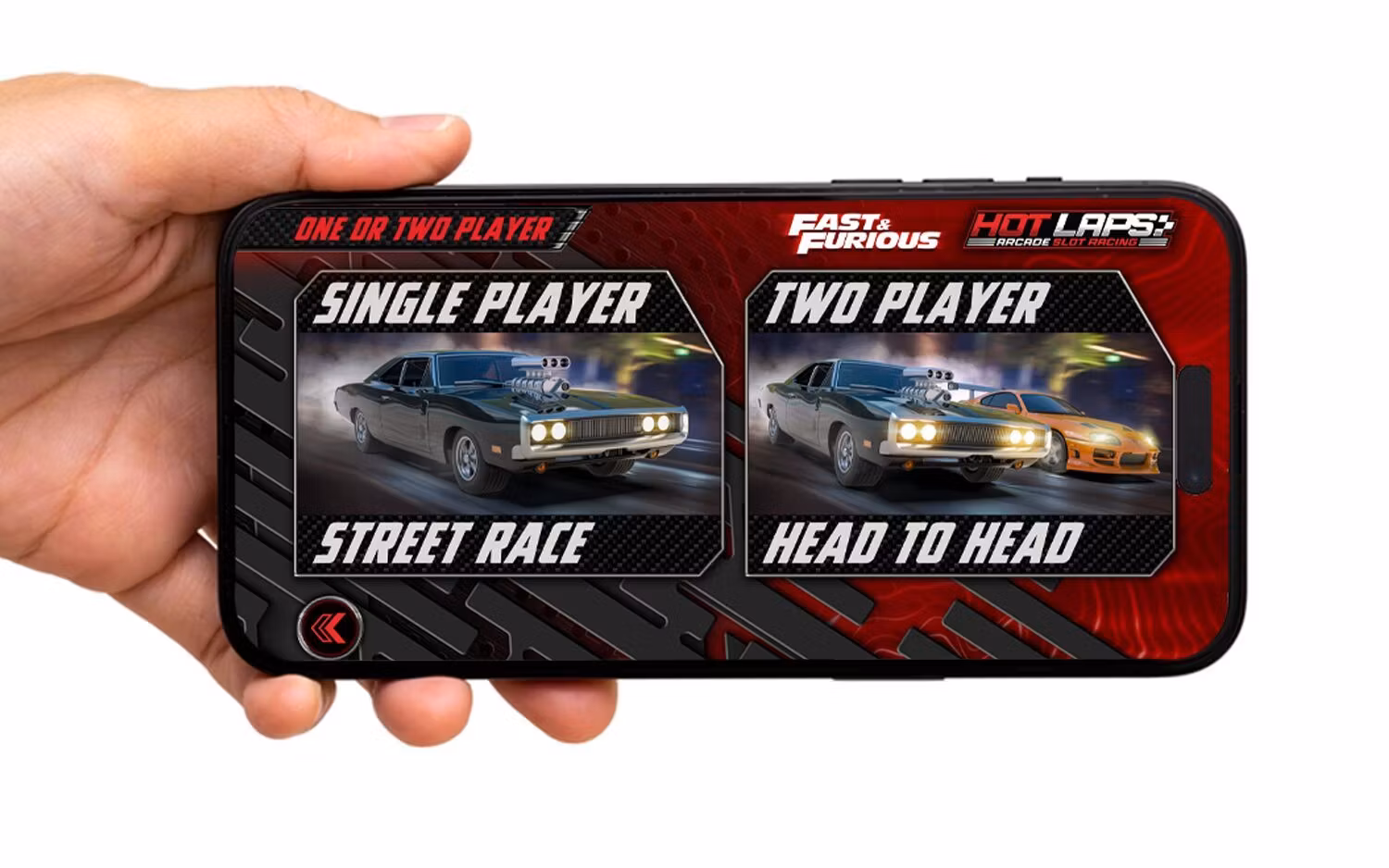 Skala 1/32 Scalextric Slot Racing Track: Fast and Furious Hot Laps Race Set, C1458M