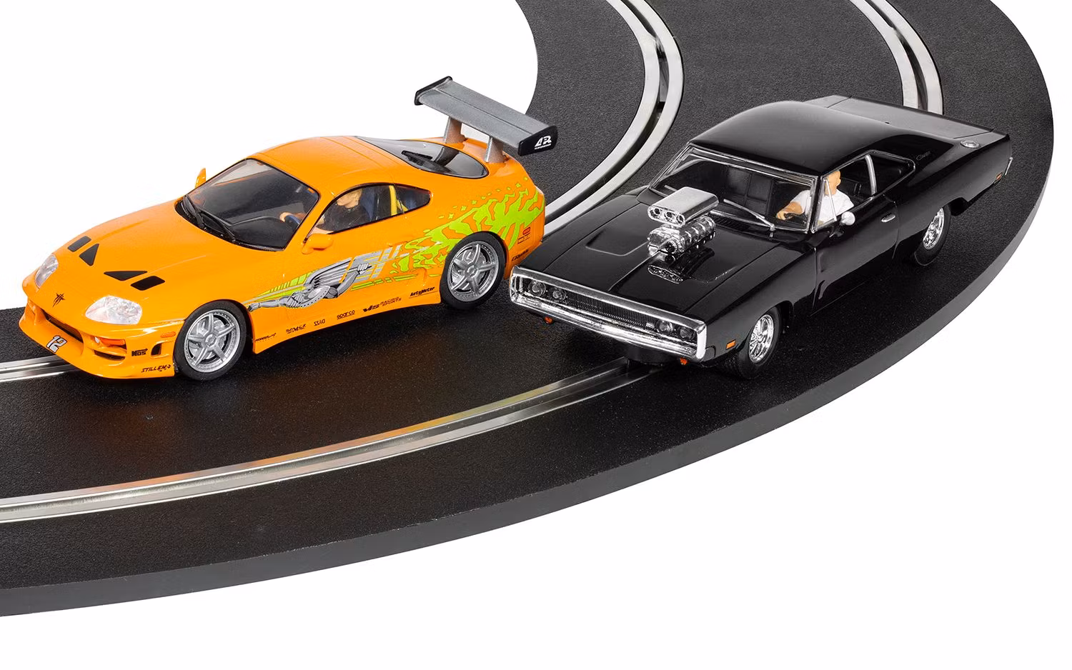 Skala 1/32 Scalextric Slot Racing Track: Fast and Furious Hot Laps Race Set, C1458M