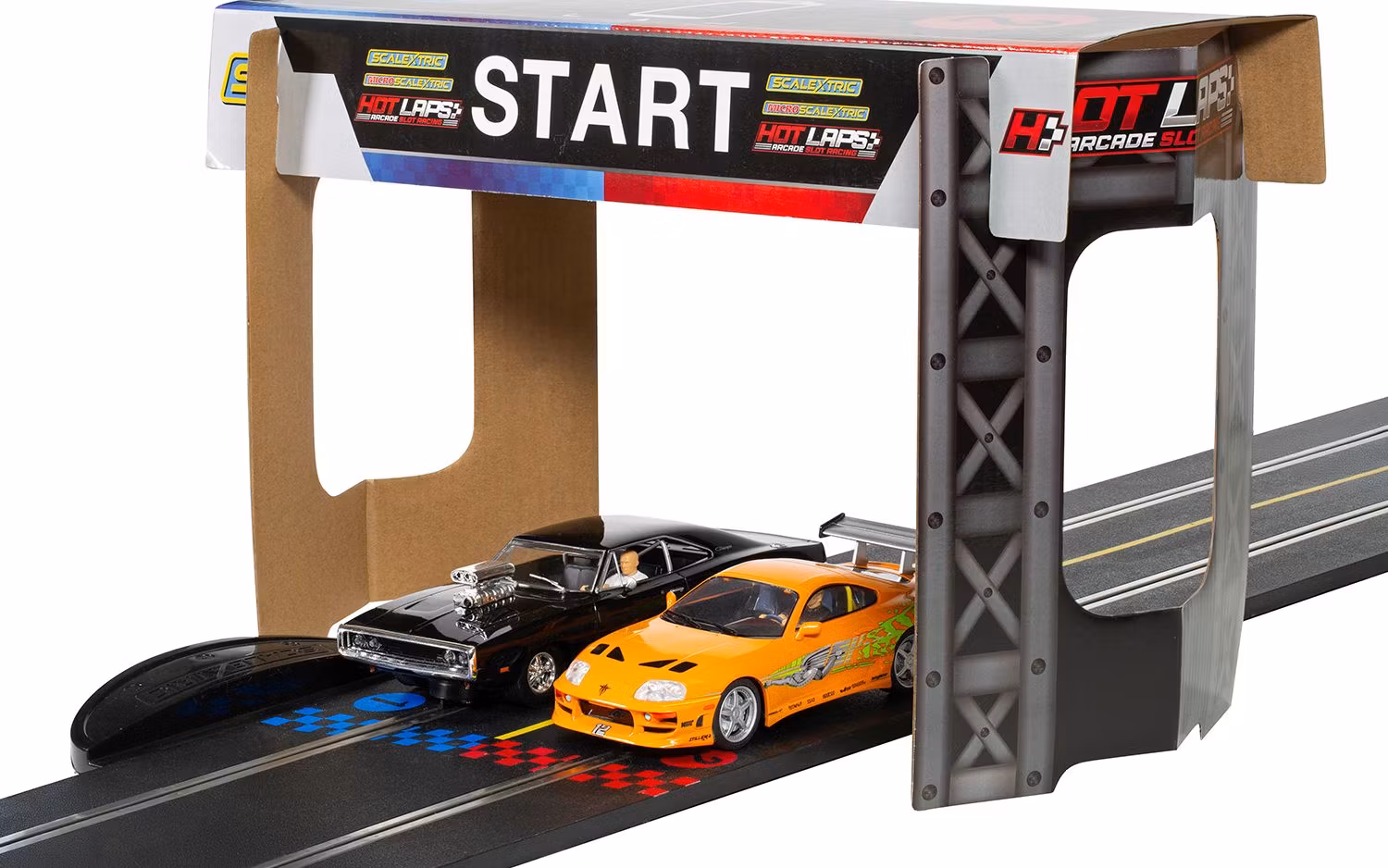 Skala 1/32 Scalextric Slot Racing Track: Fast and Furious Hot Laps Race Set, C1458M