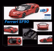 Skala 1/64 Ferrari SF90 Rosso Corsa fr BBR Models (BBRFER64030)