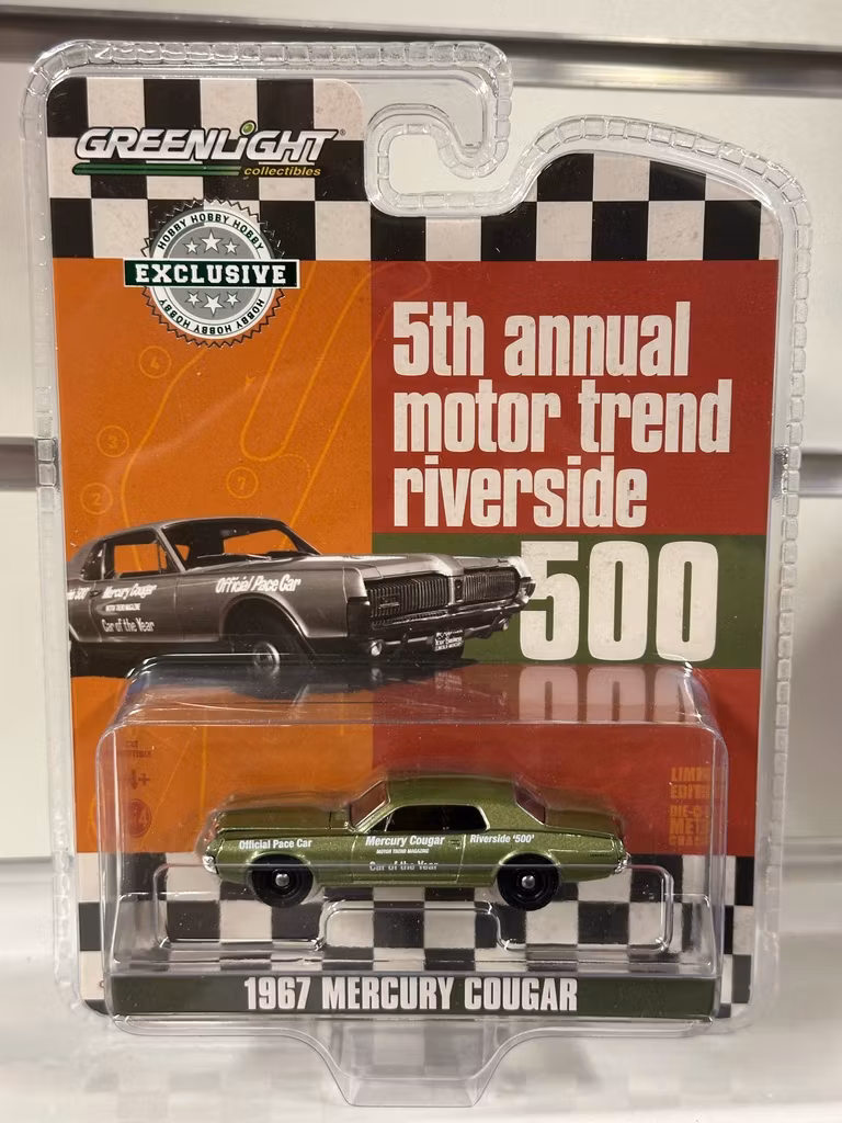 Skala 1/64 Greenlight: 1967 Mercury Cougar "Exclusive"