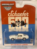 Skala 1/64 Greenlight: 1971 Chevrolet Camaro "Schaefer 500 at Pocono"
