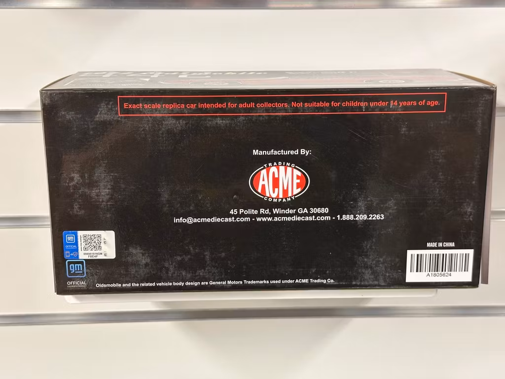 Skala 1/18 1972 Oldsmobile 442 W-30 Convertible fr Acme