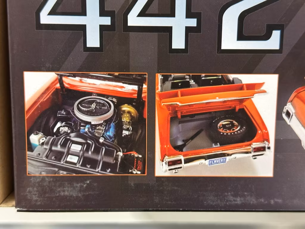 Skala 1/18 1972 Oldsmobile 442 W-30 Convertible fr Acme