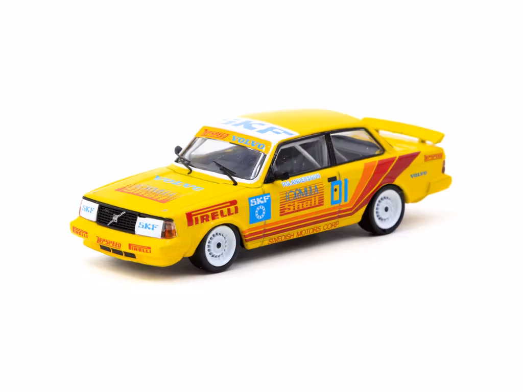 NEW! Skala 1/64 Volvo 240 Turbo (242), Thai Grp. A Winner 1988 fr TARMAC