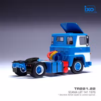 Skala 1/43 Scania LBT 141 1976, White with blue stipes fr IXO Models