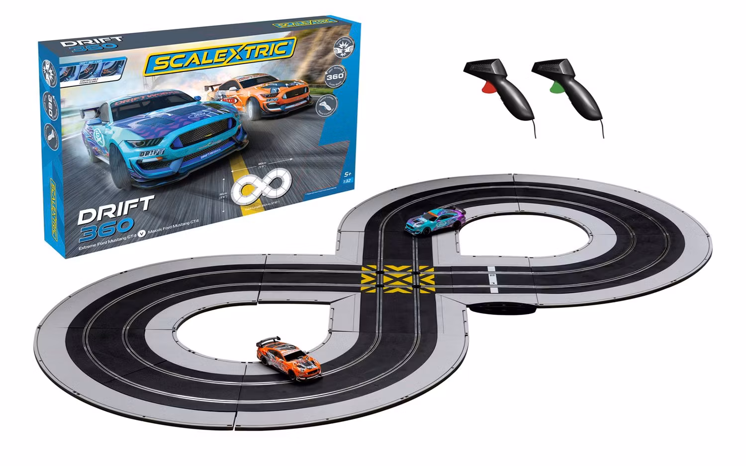 Skala 1/32 Scalextric Slot Racing Track: Drift 360 (C1421M)