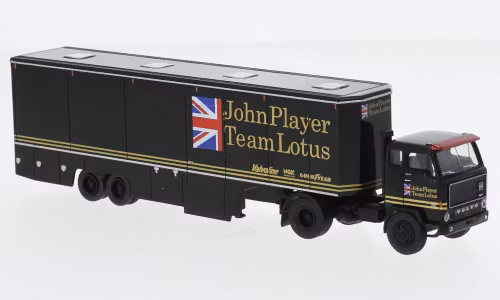 Skala 1/87 Volvo F 89 w trailer "John Player Special" fr Brekina