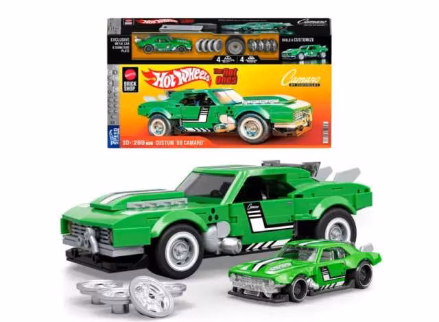 Skala 1/32 Hot Wheels *Speed series* Chevrolet Camaro Building Set + Hot Wheels car
