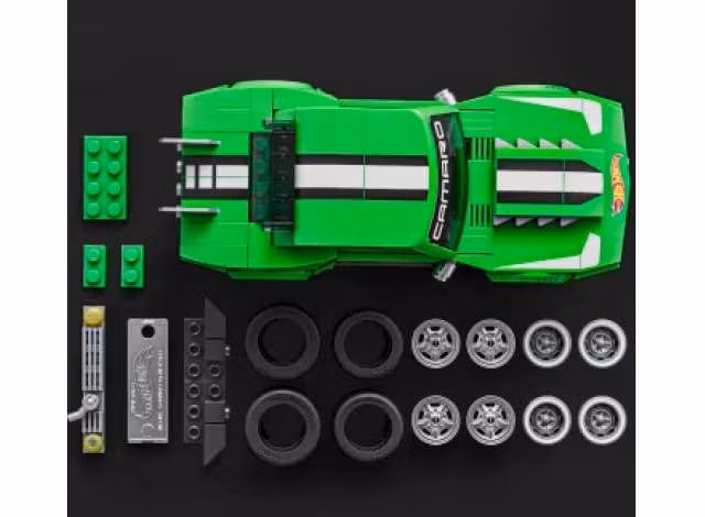 Skala 1/32 Hot Wheels *Speed series* Chevrolet Camaro Building Set + Hot Wheels car