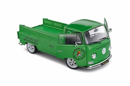 ERBJUDANDE! Skala 1/18 Volkswagen T2 Pickup, Green Custom, 1968' fr SOLIDO