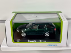 Skala 1/43 Škoda Octavia combi, Green Nature metallic fr Abrex