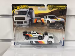 Skala 1/64 Hot Wheels PREMIUM Team Transport: Toyota off road truck/Fleet street