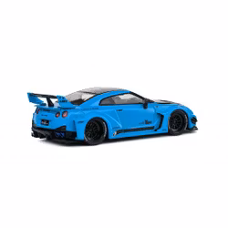 Skala 1/43 Nissan GTR35 LBWK Silhouette – Miami Blue – 2019 fr Solido