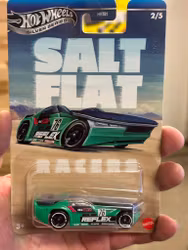 Skala 1/64 Hot Wheels Silver Series, Salt Flat Racers - Solar Reflex