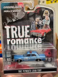 Skala 1/64 Greenlight "Hollywood" 1982 Plymouth Gran Fury DPD - True Romance