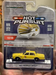 Skala 1/64 Hot Pursuit - 1983 Chevrolet Impala, Maryland State Police fr Greenlight