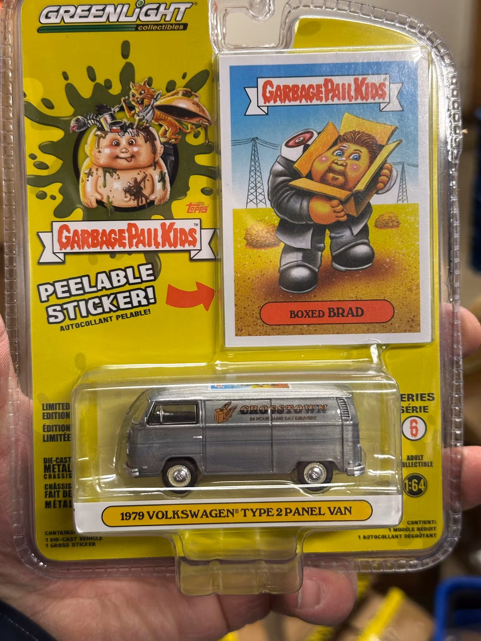 Skala 1/64 Garbage Pale Kids - 1979 Volkswagen Type 2 Panel Van fr Greenlight