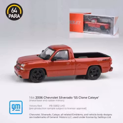 Skala 1/64 2006 Chevrolet Silverado Single Cab Victory Red fr Para64 - 2025 Special Project PB-55382