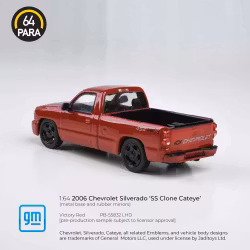 Skala 1/64 2006 Chevrolet Silverado Single Cab Victory Red fr Para64 - 2025 Special Project PB-55382