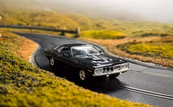 Skala 1/32 An. Scalextric Slot Car: C4595 Plymouth Barracuda - John Wick Chapter 4