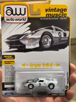 Skala 1/64 1964 Ford GT40, white fr AUTO WORLD