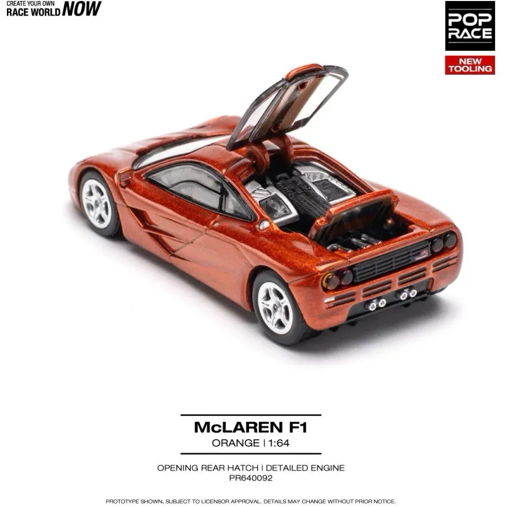 Skala 1/64 McLaren F1 (PR64-92) fr Pop Race