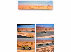 Skala 1/64 Mojave Background Turbo Pad  70cm x 17,5 cm mat mouse pad.