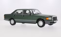Skala 1/18 Mercedes S-Klasse (W126), darkgreen, 1979 fr MCG Model Car Group