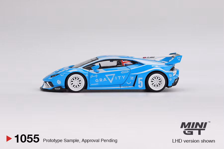 Skala 1/64 LB★WORKS Lamborghini Huracán GT GRAVITY fr MINI GT (1055)