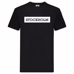 T-Shirt - STOCKHOLM, SvenskaStäder