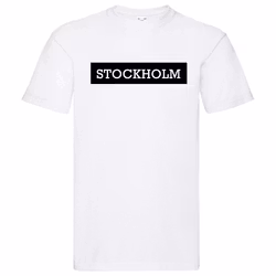 T-Shirt - STOCKHOLM, SvenskaStäder