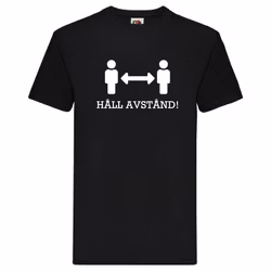 T-Shirt - Håll avstånd, Figurer med pil