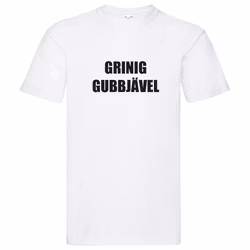 T-Shirt - GRINIG GUBBJÄVEL