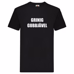 T-Shirt - GRINIG GUBBJÄVEL