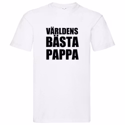 T-Shirt - Världens bästa pappa