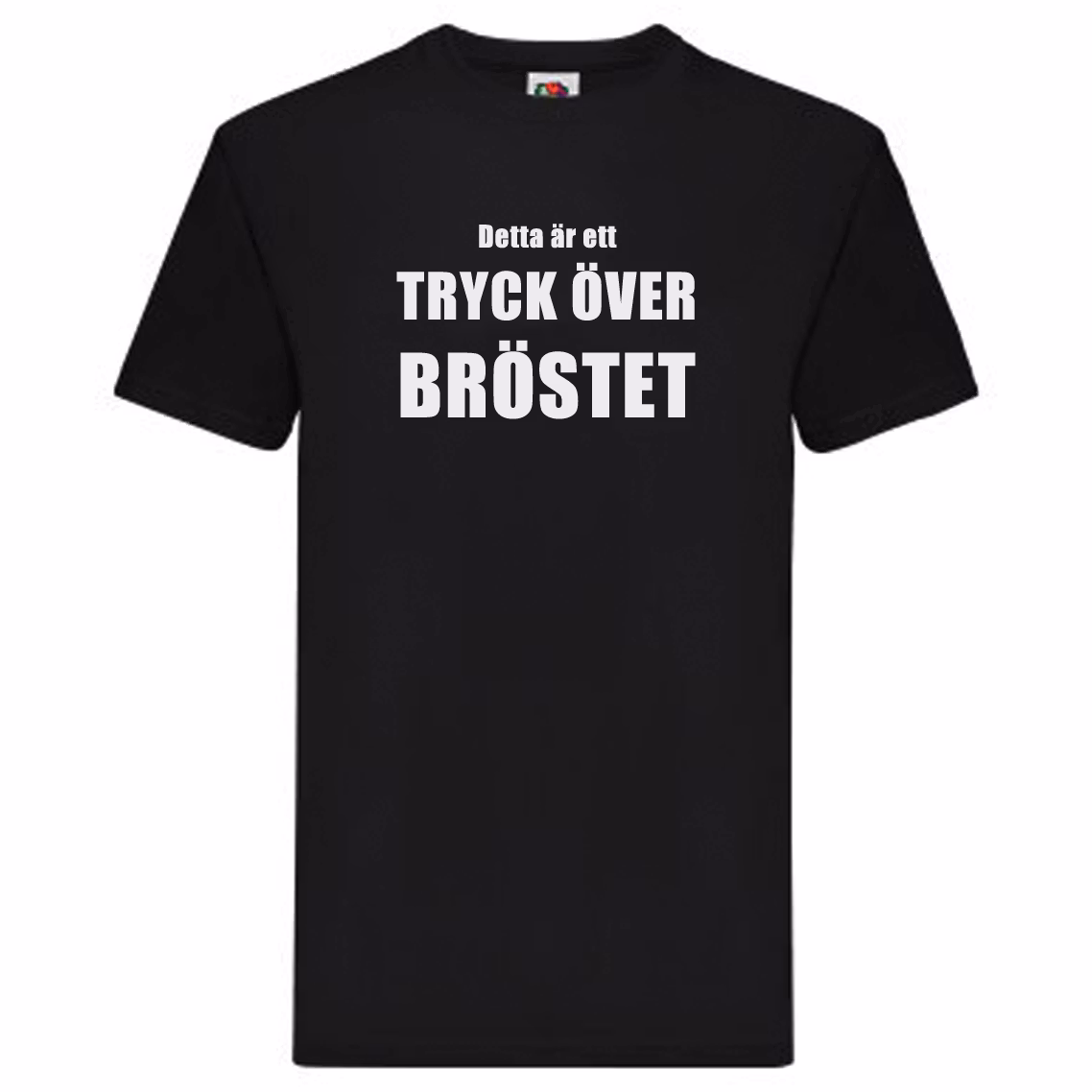 T-Shirt - TRYCK ÖVER BRÖSTET