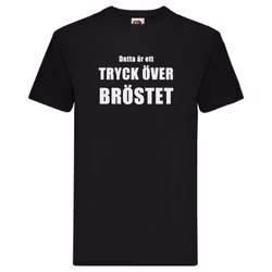 T-Shirt - TRYCK ÖVER BRÖSTET