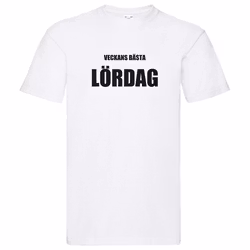 T-Shirt - Veckans bästa Lördag