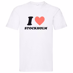 T-Shirt - I Love STOCKHOLM