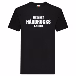 T-Shirt - En svart hårdrocks T-Shirt
