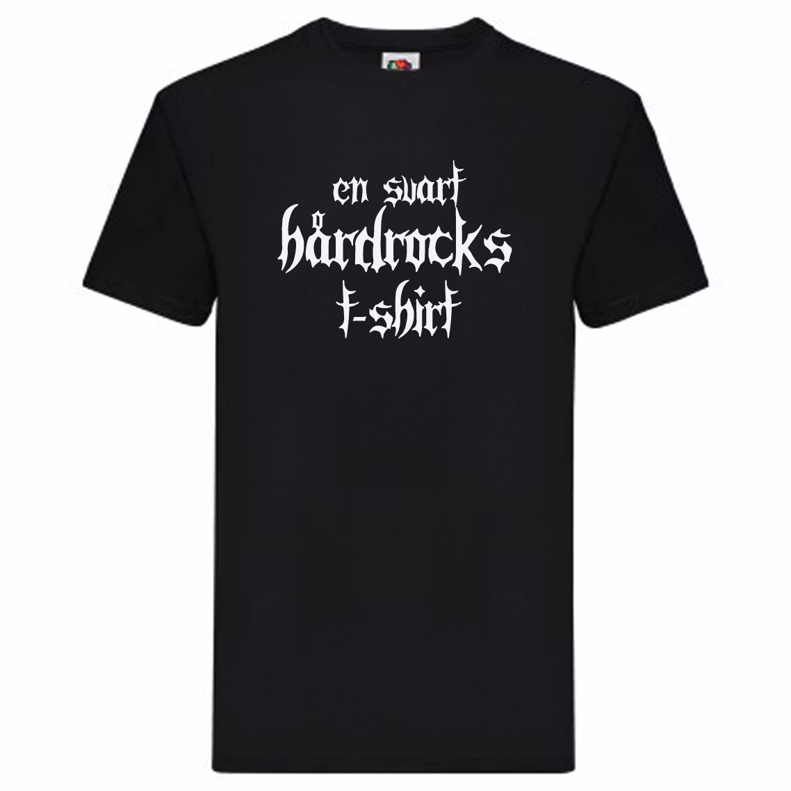 T-Shirt - En svart hårdrocks T-Shirt, GOTHIC FONT
