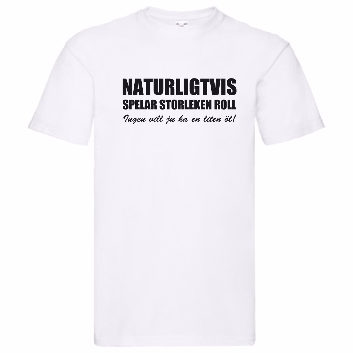 T-Shirt - Naturligtvis spelar storleken roll