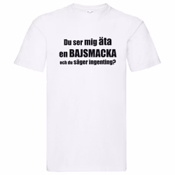 T-Shirt - Du ser mig äta en bajsmacka, Solsidan
