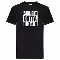 T-Shirt - STRAIGHT OUTTA DIN STAD